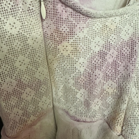 Free People Washed Ashore Mini Dress XS NWT Rare Sample Boho Coastal Festival - Picture 3 of 6